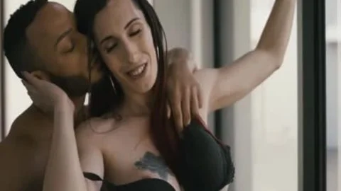 Transbabe Melanie Brooks Boyfriend fucks Her chocolate hole So nice