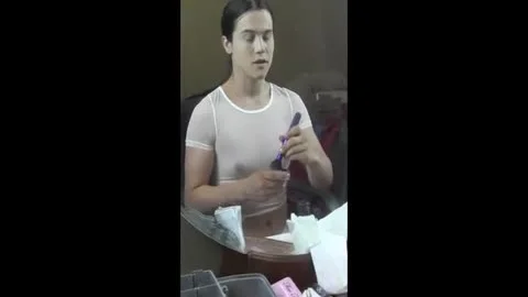 slutty Sissy bonks With Her Chastity Cage