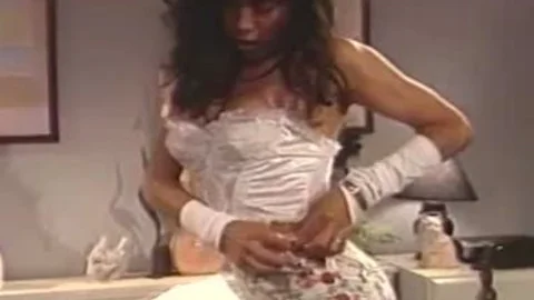 Vintage tranny bareback Action With Her stud