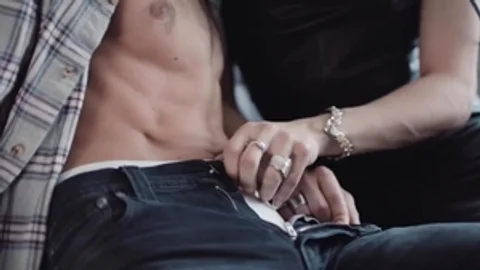 Trans Sensual - Couple Ariel Demure in a dress blowjob cum