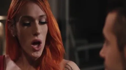 busty Redheaded Caucasian Tbabe Aspen Brooks pokes Her man Dante