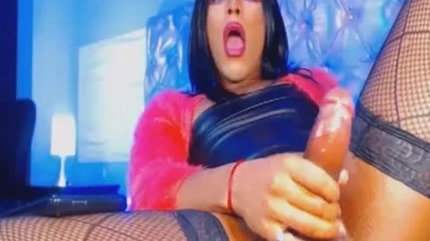 brunette slut lady-man Stiffed jock Jerking