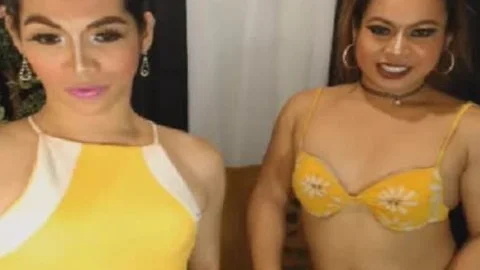 Exotic shemale duett Play 10-Pounder And ass