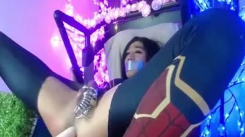 wild ejaculation By asian tranny pooper drilled On web camera Part 4