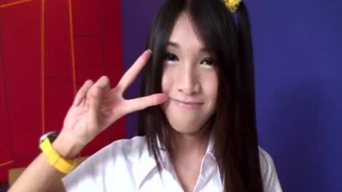 Young asian ladyboy wishes hard sex