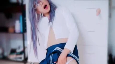asian Crossdresser Masturbate Afterschool CuteAsianSiss