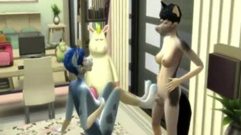 Futanari Furry anime - Dog Futanari And Rabbit gal